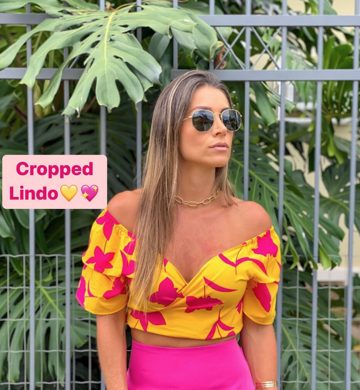 Cropped Estampado