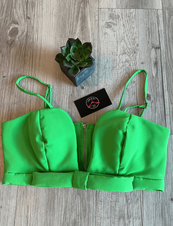 Cropped Viscose Verde Menta