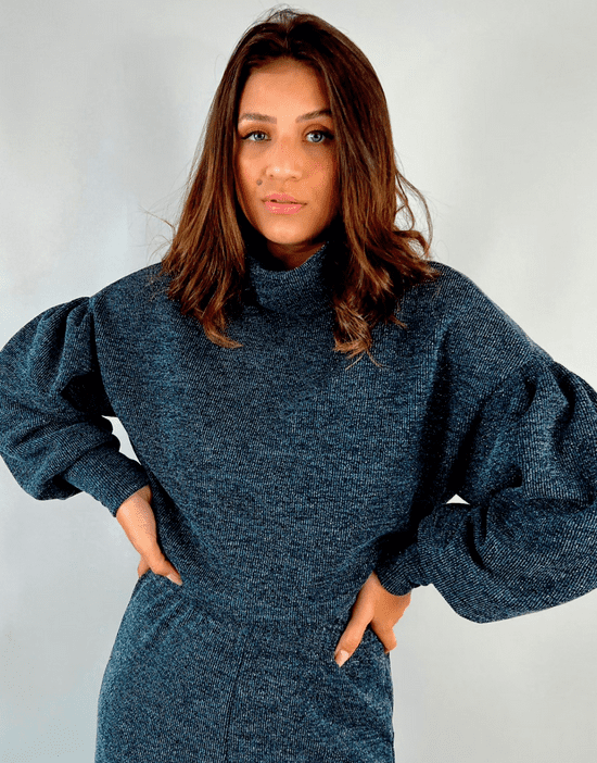 Blusa Cropped de Brilho