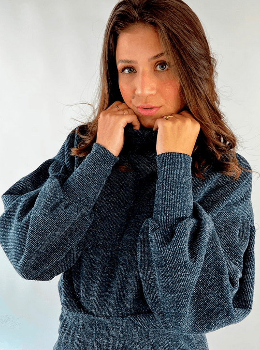Blusa Cropped de Brilho - Imagem 4