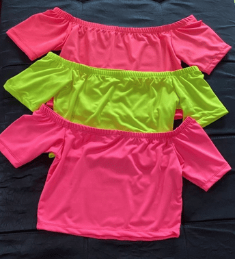 Cropped Ciganinha Neon