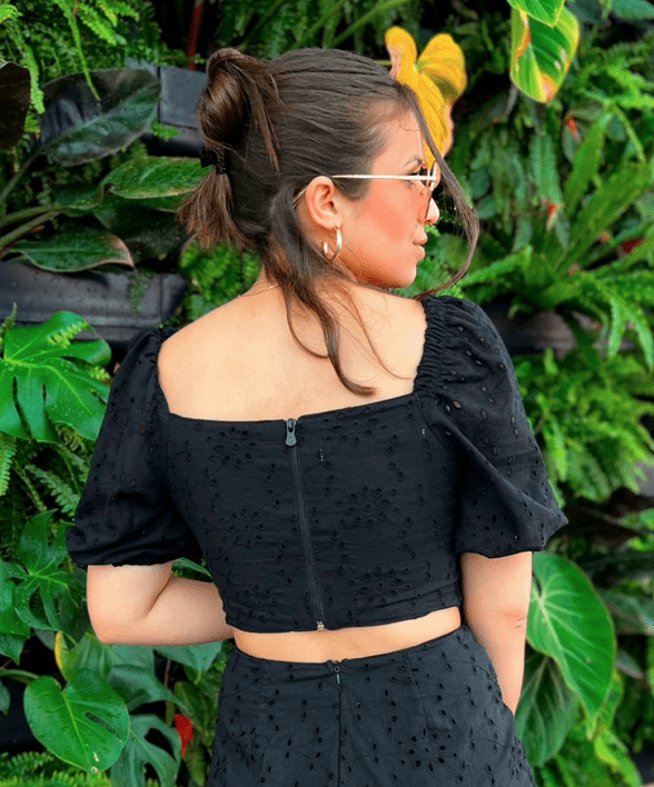 Cropped Laise com Manga Bufante - Imagem 4