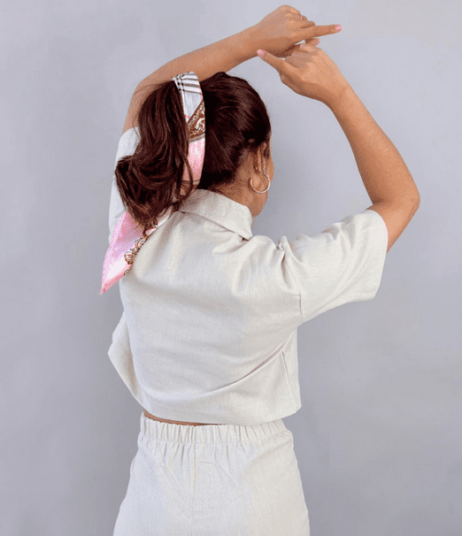 Camisa Curta Linho - Imagem 4