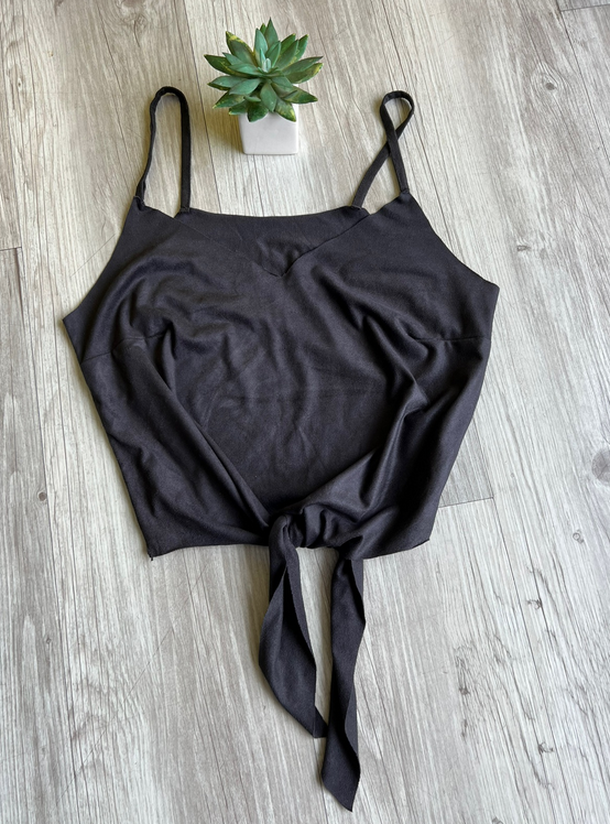Cropped Suede com Amaração - Imagem 2