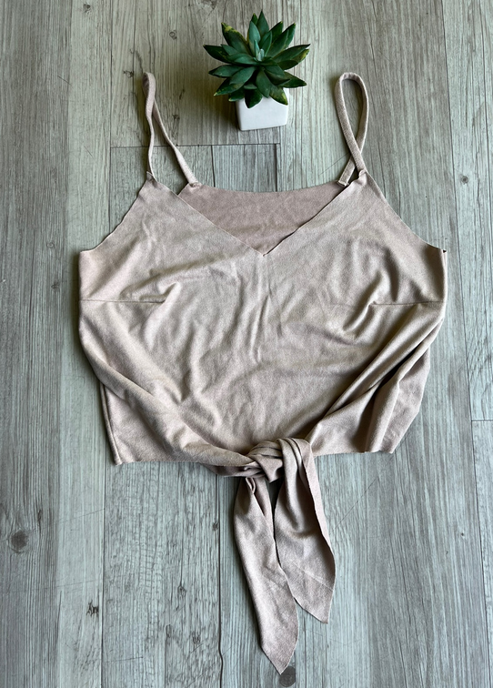 Cropped Suede com Amaração - Imagem 3