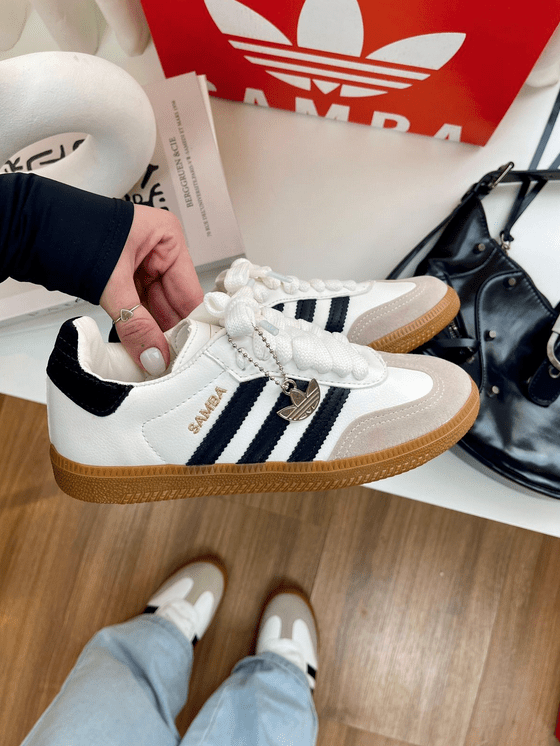 Adidas Samba Branco/Preto - Imagem 5