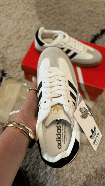 Adidas Samba Branco/Preto - Imagem 6