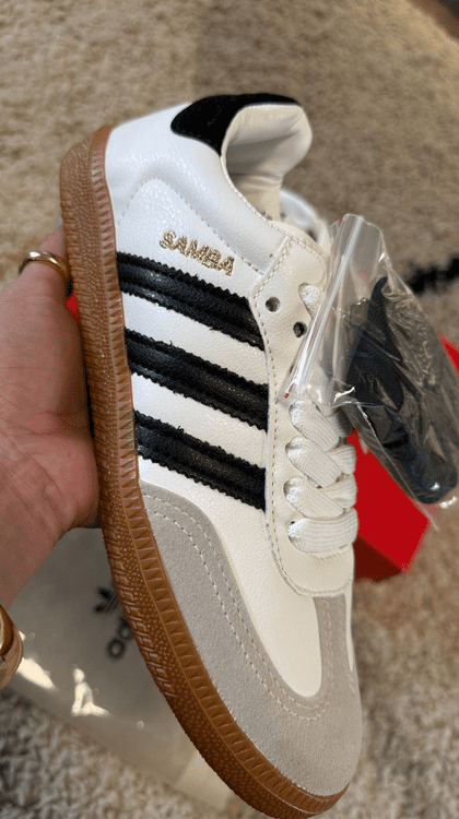 Adidas Samba Branco/Preto - Imagem 7