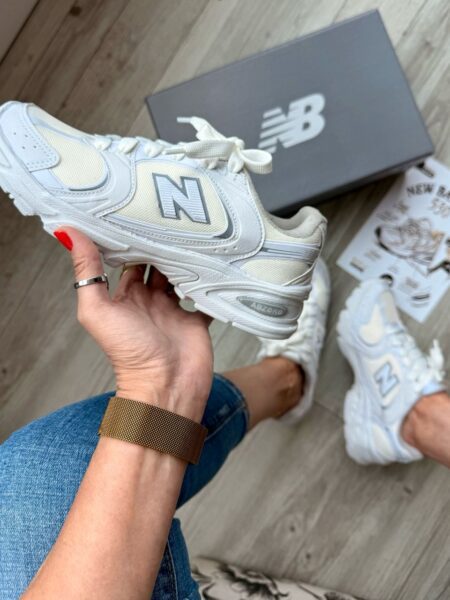 New Balance Branco/Cinza