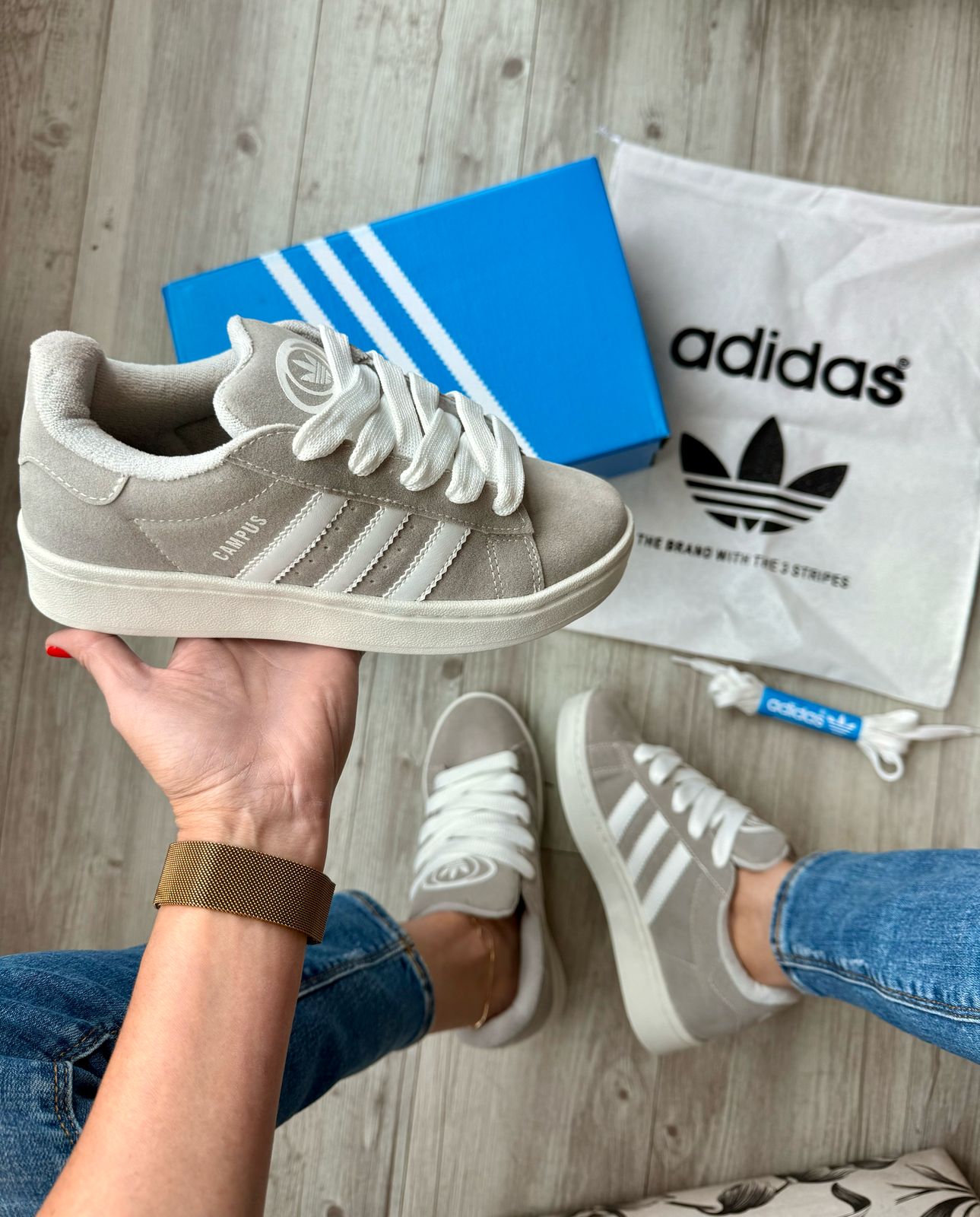 Adidas Campus Grafite/Cinza - Imagem 3