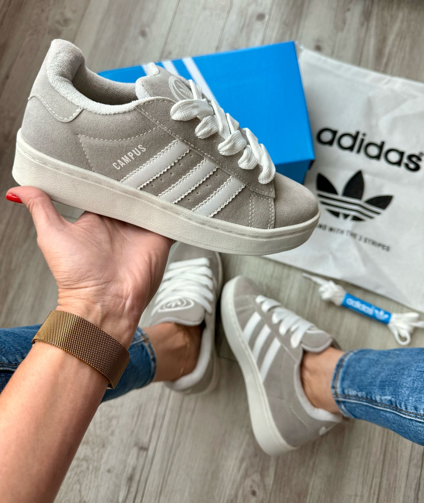 Adidas Campus Grafite/Cinza - Imagem 2