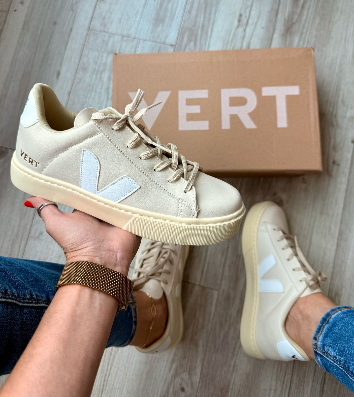 Vert Cadarço Bege/Off White