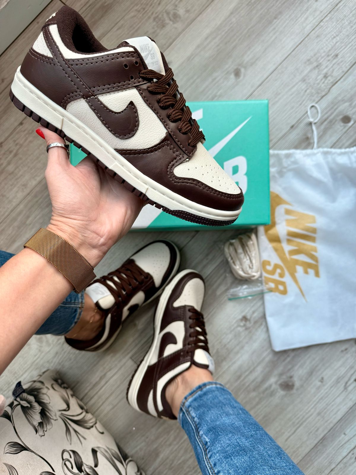 Nike Dunk Cacau/Bege - Imagem 2