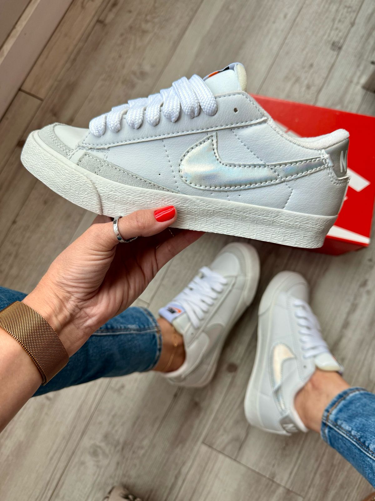 Nike Caldrone Branco/Cinza