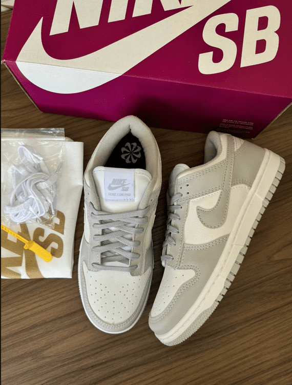 Nike Dunk Cinza/Branco - Imagem 2