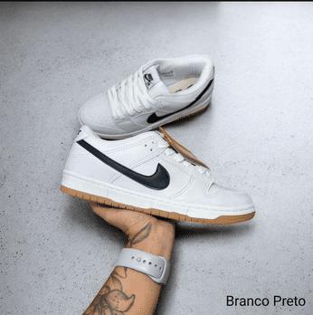 Nike Dunk Branco/Preto