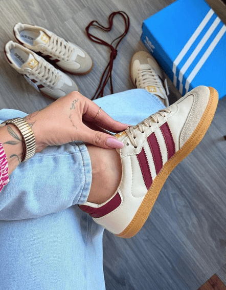 Adidas Samba Off White/Bordo
