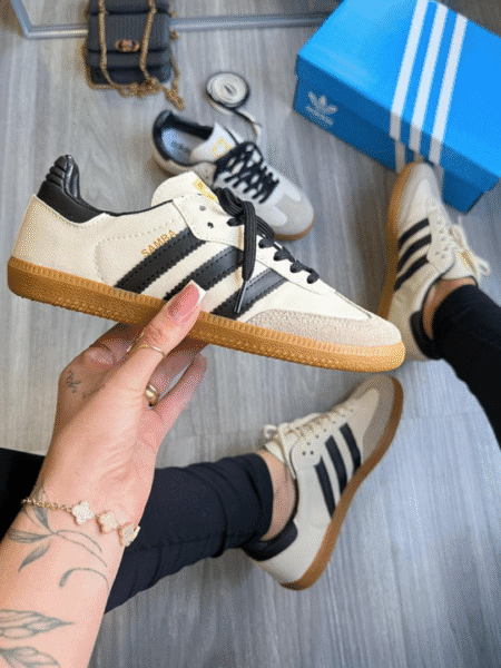 Adidas Samba Bege/Preto