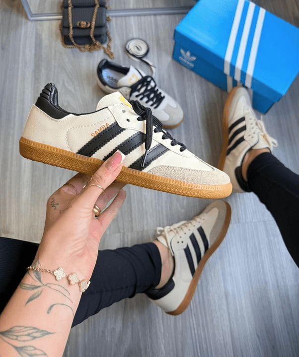 Adidas Samba Bege/Preto