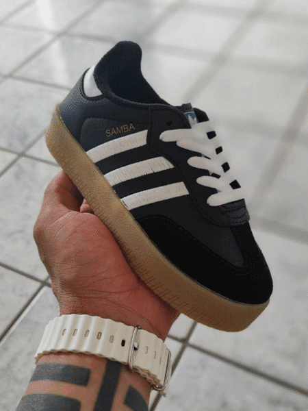 Adidas Samba Infantil Preto