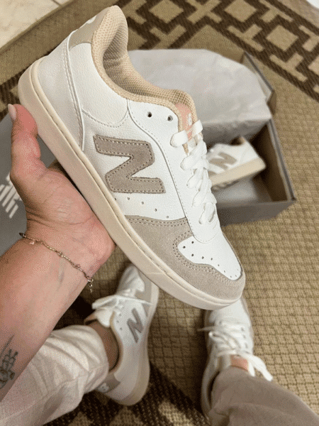 New Balance 300 Branco/Nude