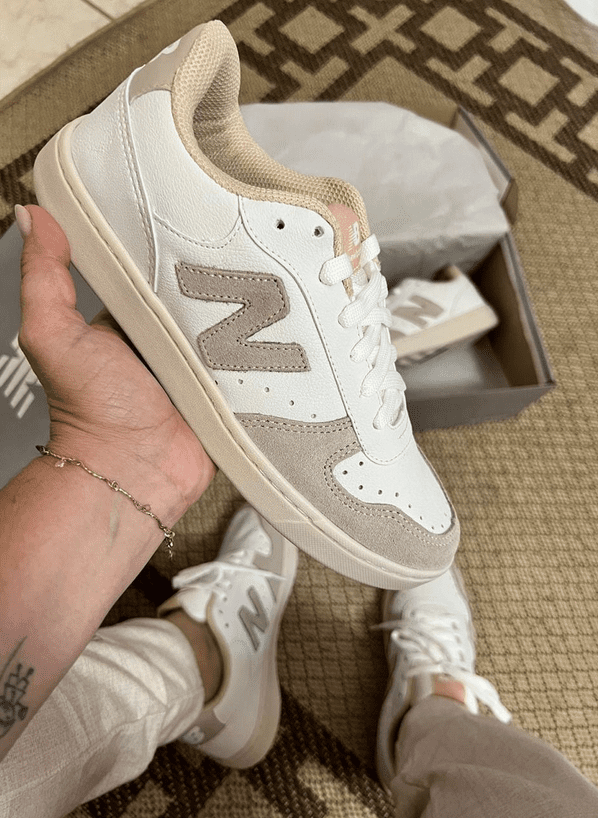 New Balance 300 Branco/Nude