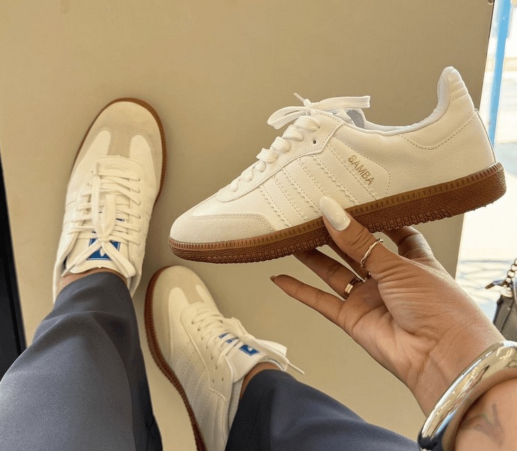 Adidas Samba Branco/Branco - Imagem 3