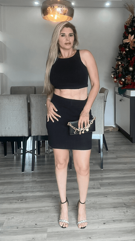 Conjunto Texturizado Preto