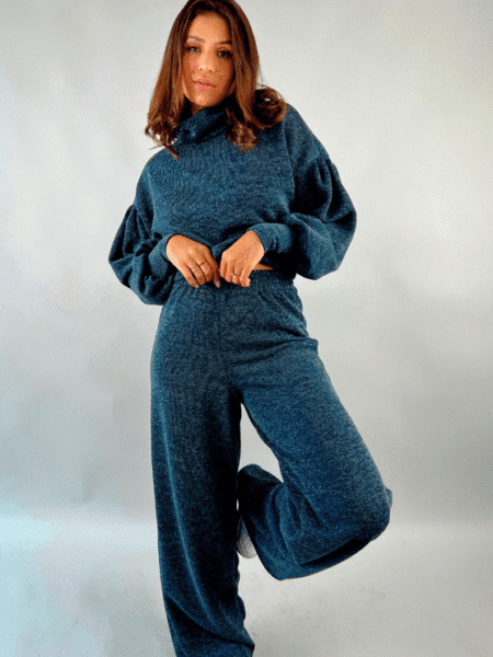 Calça Pantalona de Brilho