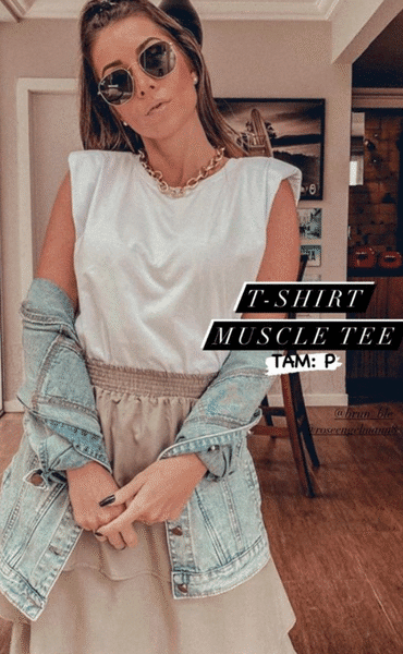T-shirt Muscle Tee Branca