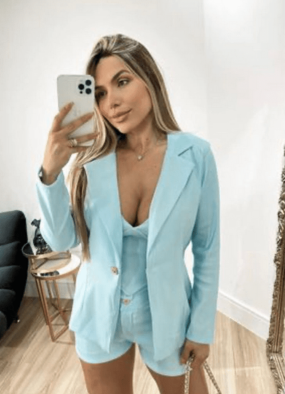 Blazer Azul Claro - Imagem 2