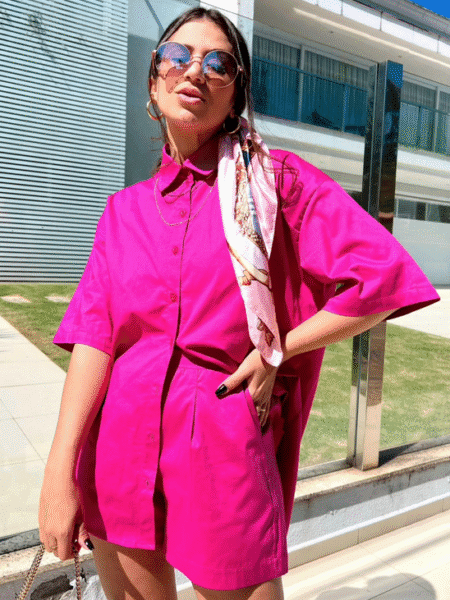 Camisa Rosa