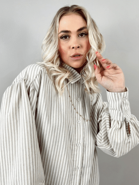 Camisa Alfaiataria Listrada