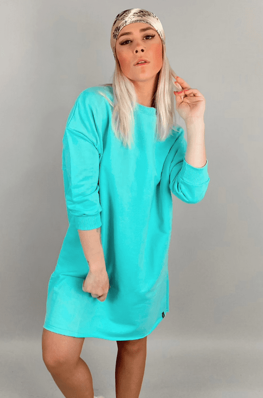 Vestido Moletom Manga 3/4 Tiffany
