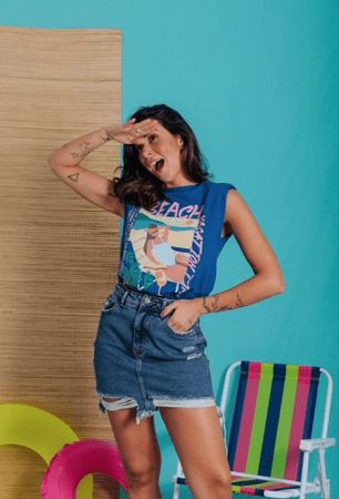 Saia Jeans