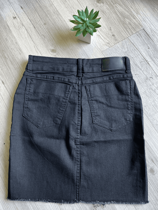 Saia Jeans Preta - Imagem 2