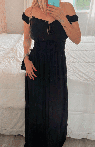 Vestido Longo Preto