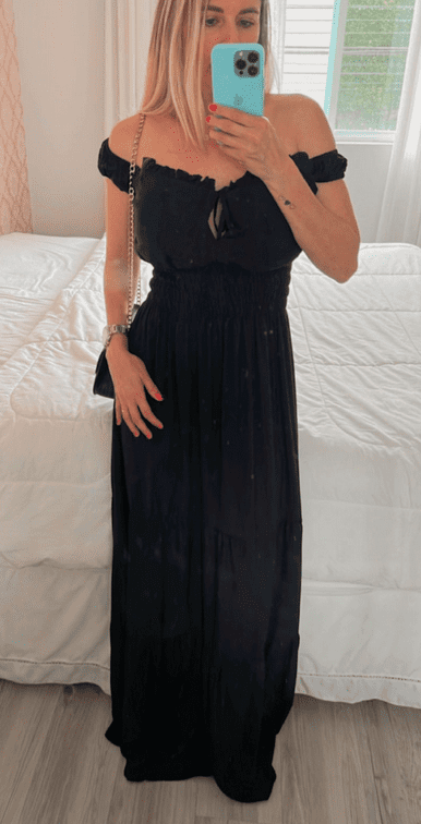 Vestido Longo Preto