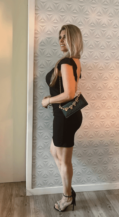 Vestido Alça Babadinho Canelado - Imagem 6