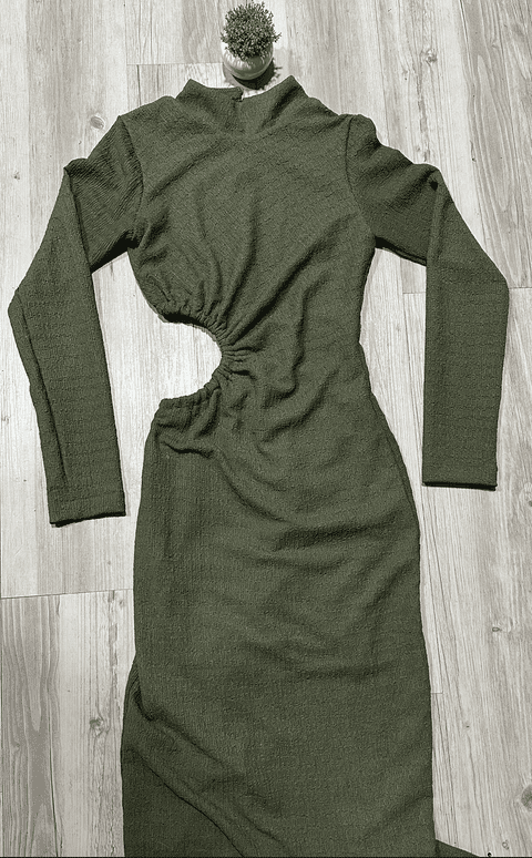 Vestido Longo Poliéster - Imagem 6