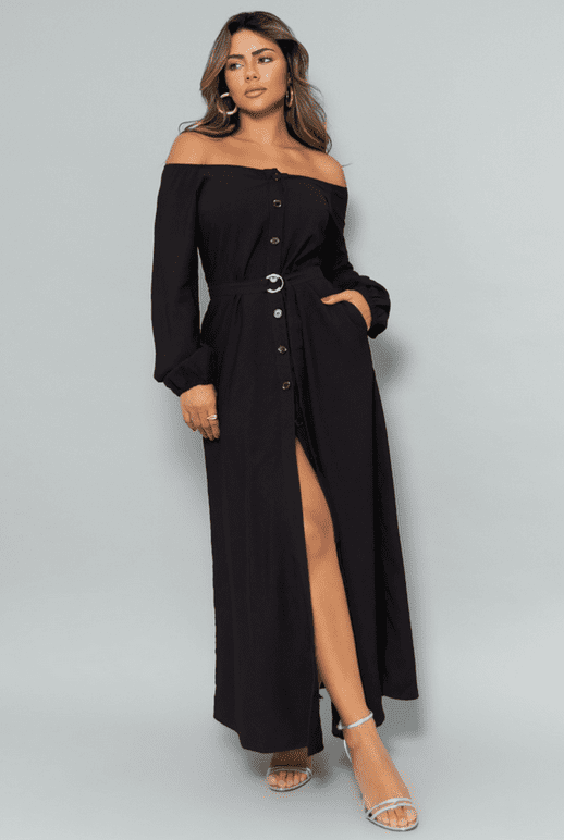 Vestido Longo Viscose