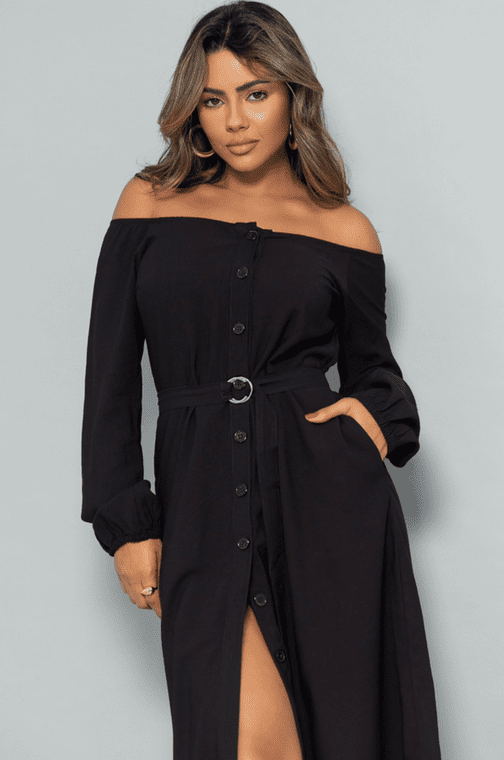 Vestido Longo Viscose - Imagem 2
