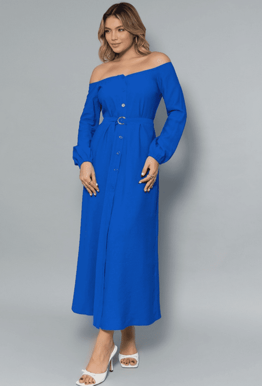 Vestido Longo Viscose - Imagem 3