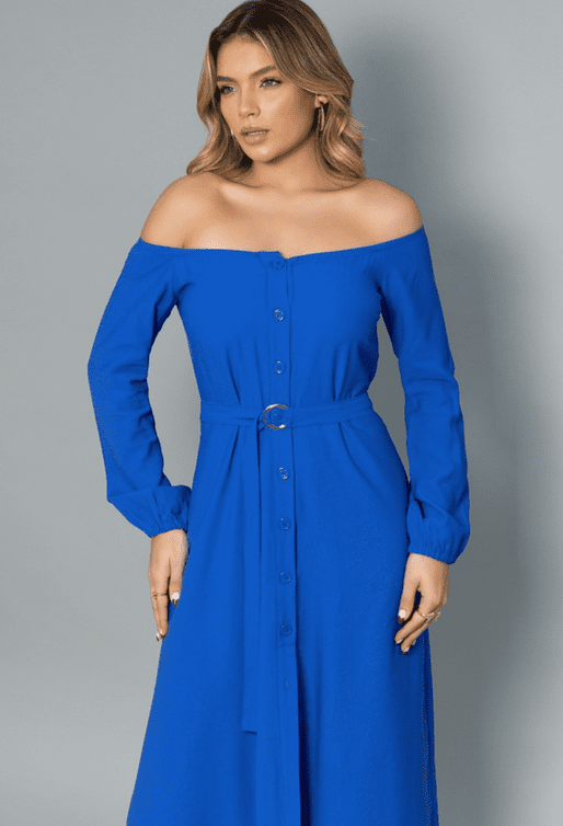 Vestido Longo Viscose - Imagem 4