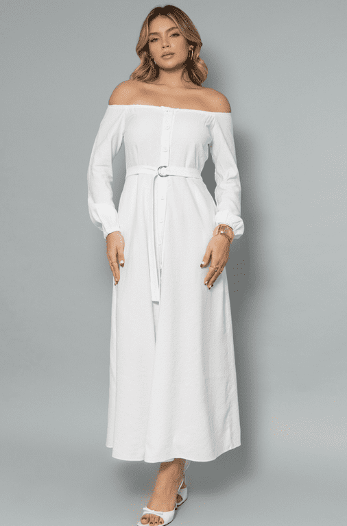 Vestido Longo Viscose - Imagem 6