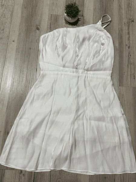 Vestido Viscose Off White