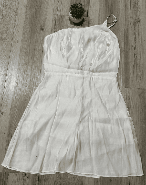 Vestido Viscose Off White