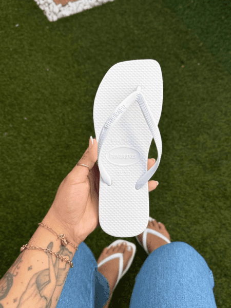 Chinelo Havaianas Branco Básico