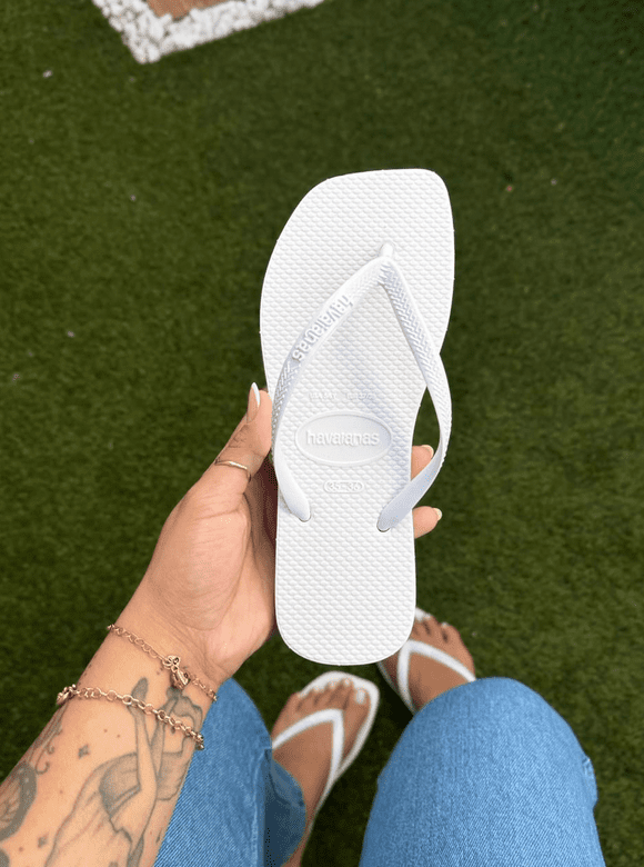 Chinelo Havaianas Branco Básico