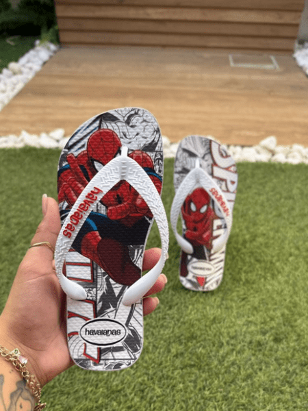 Chinelo Havaianas Infantil Homem Aranha